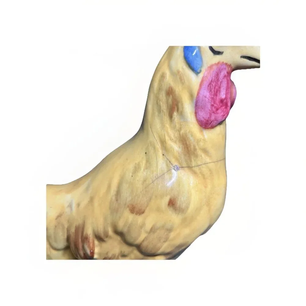 Nice STANGL Pottery Bird #3445-LARGE 9.5”ROOSTER--Signed “VR”